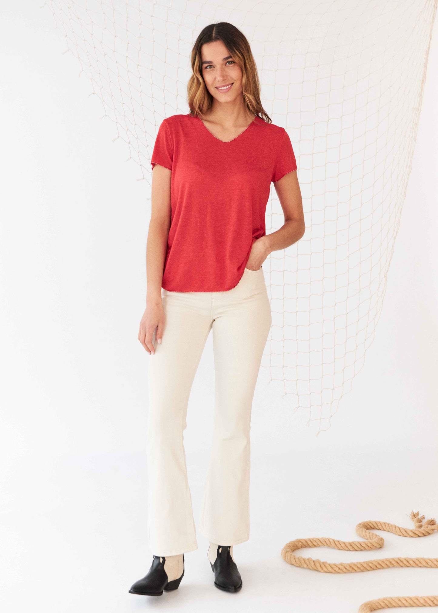 Flared jeans
