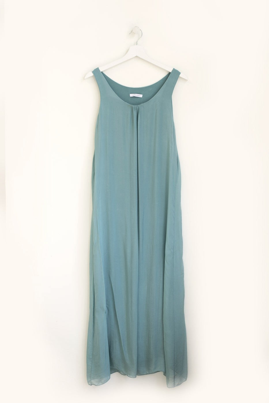 Maxi vestido seda