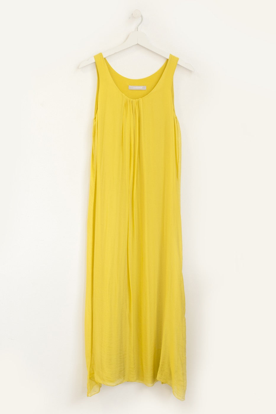 Maxi vestido seda
