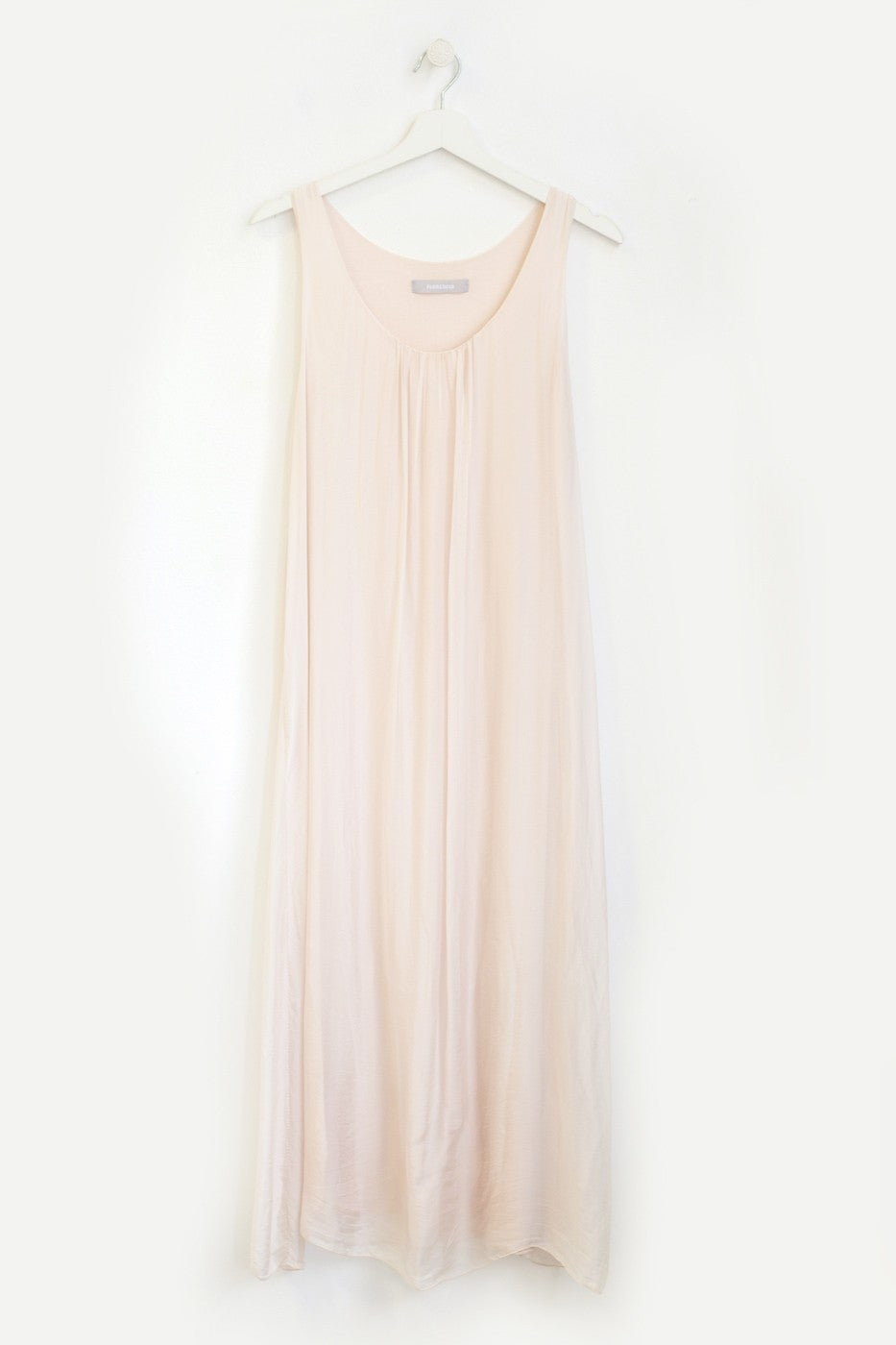 Maxi vestido seda