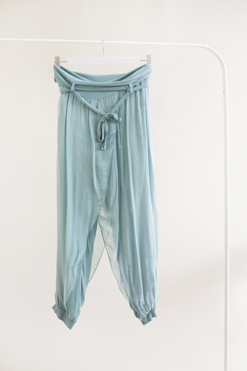 Pantalón baggy seda