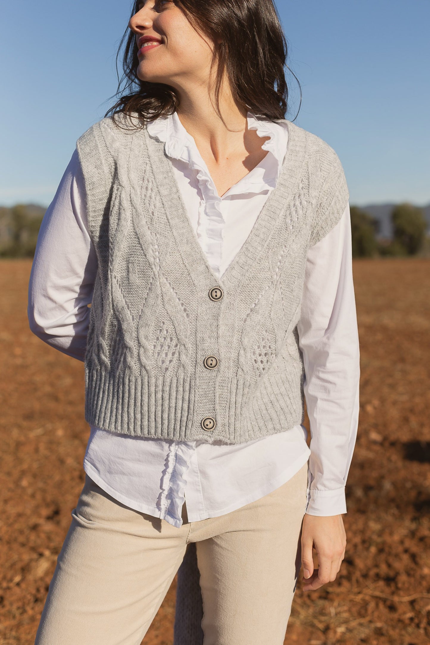 Camisa cuello subido