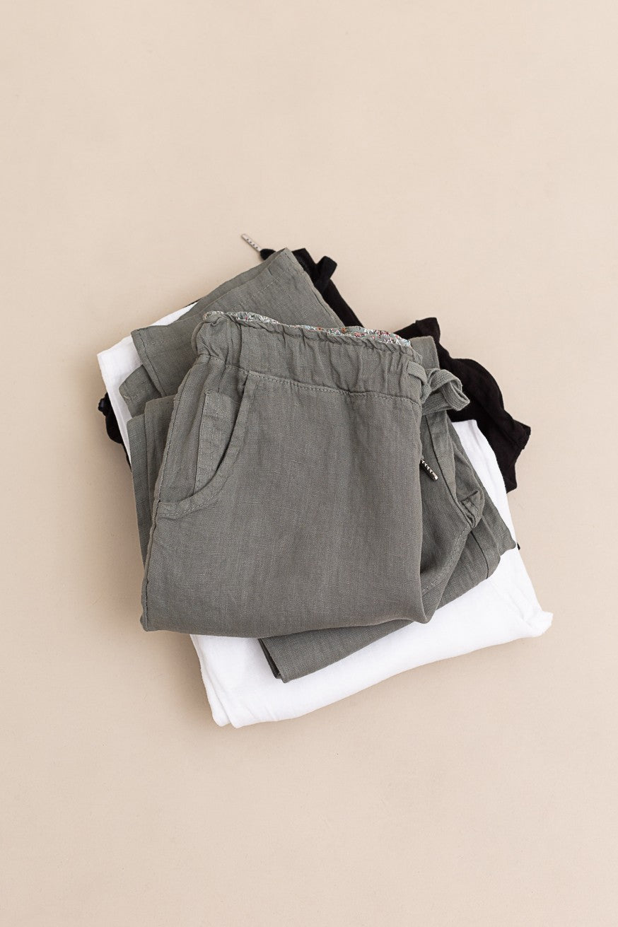 Pantalón 100% lino