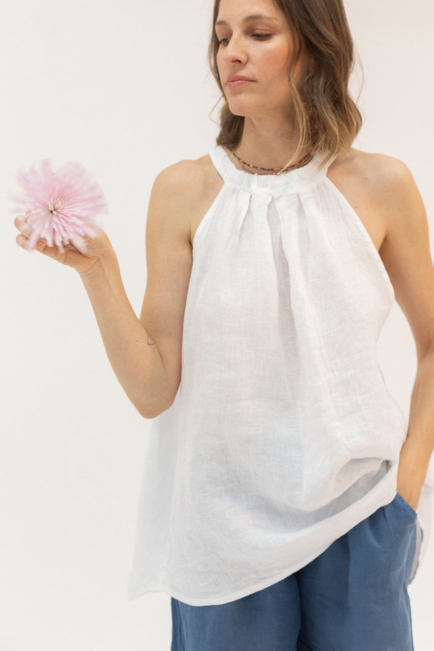 Blusa cuello halter