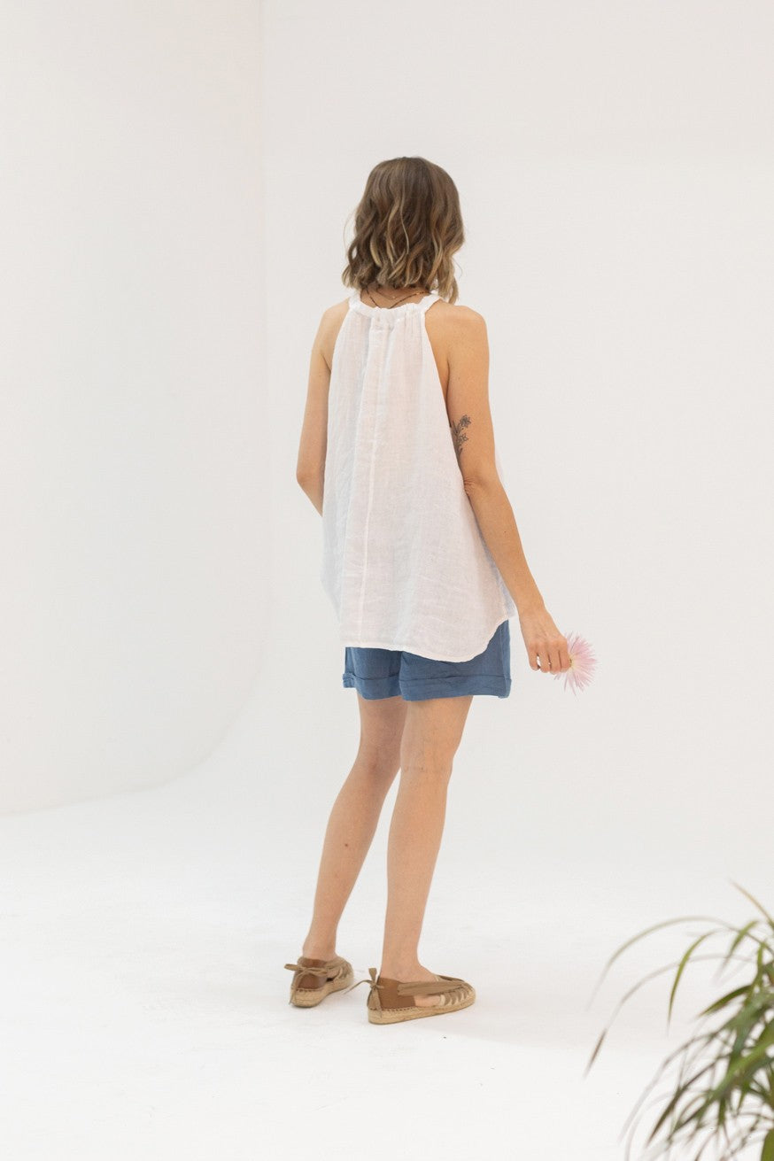 Blusa cuello halter