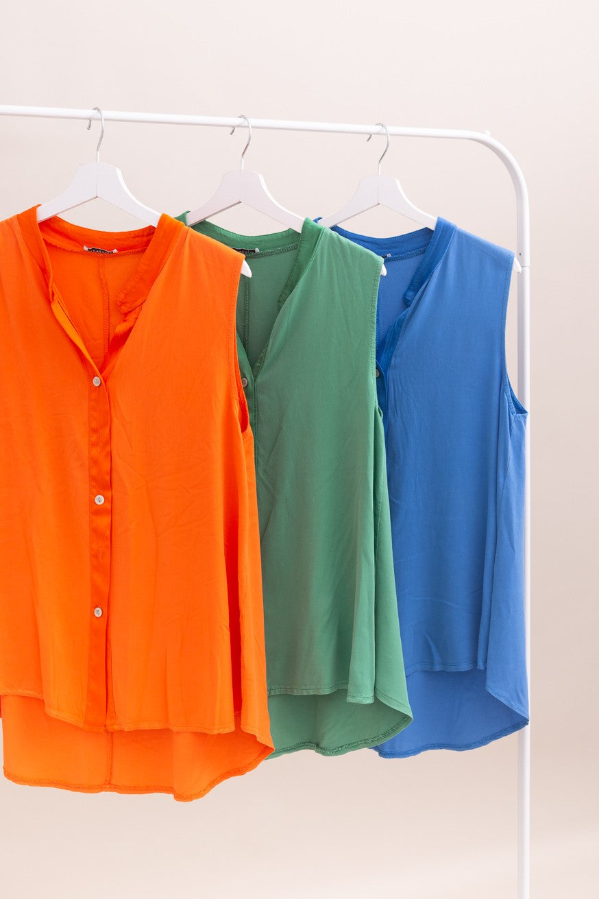 Camisa cuello mao