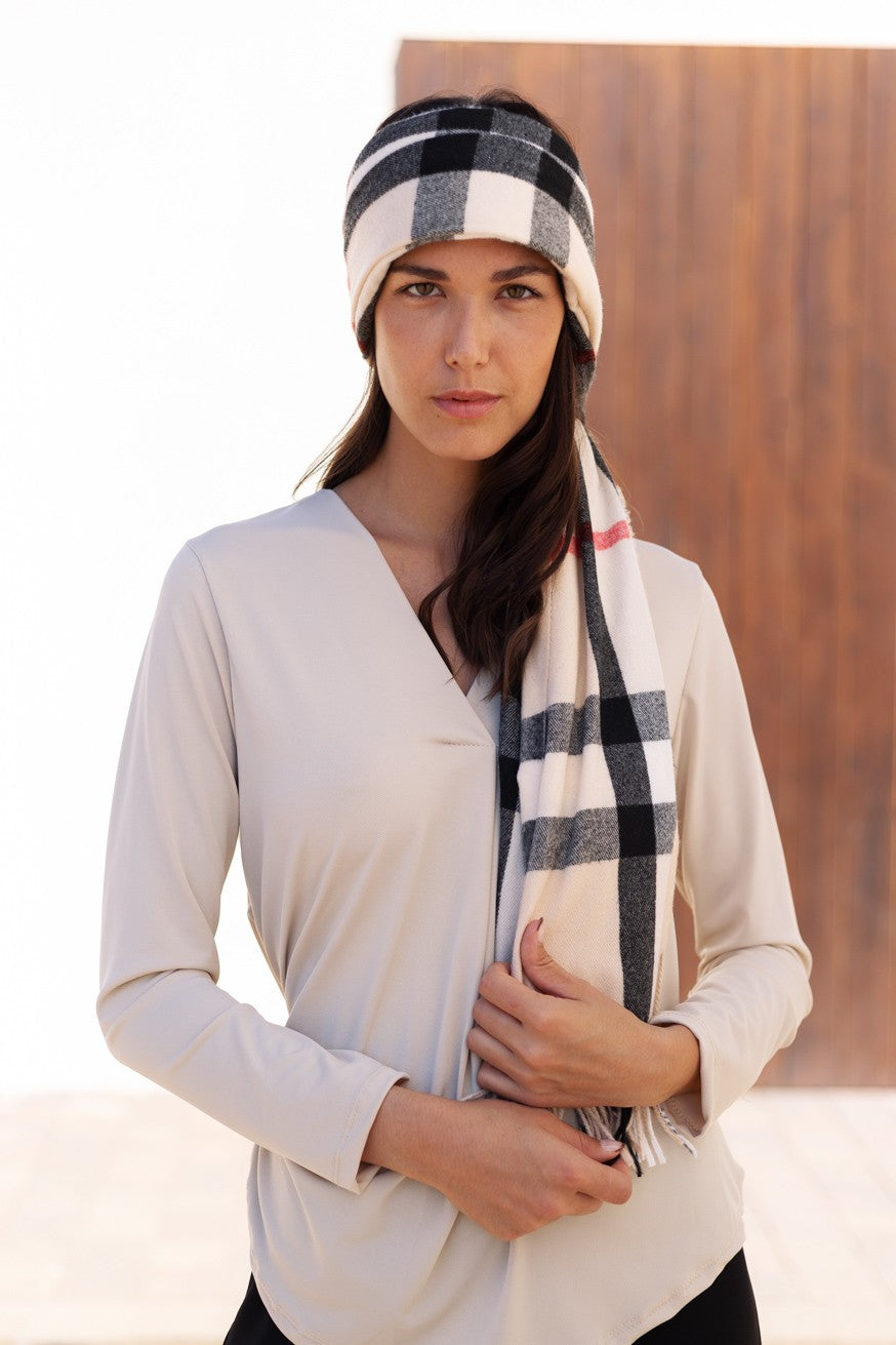Blusa escote en punta