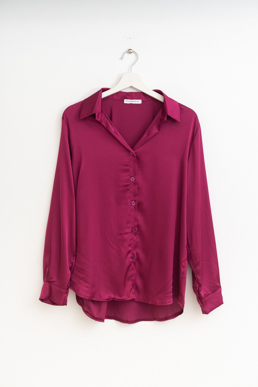 Camisa satinada