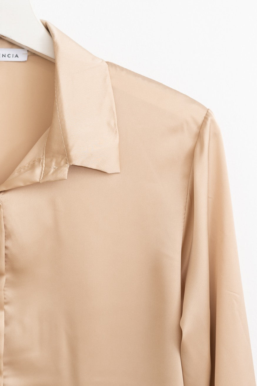 Camisa satinada