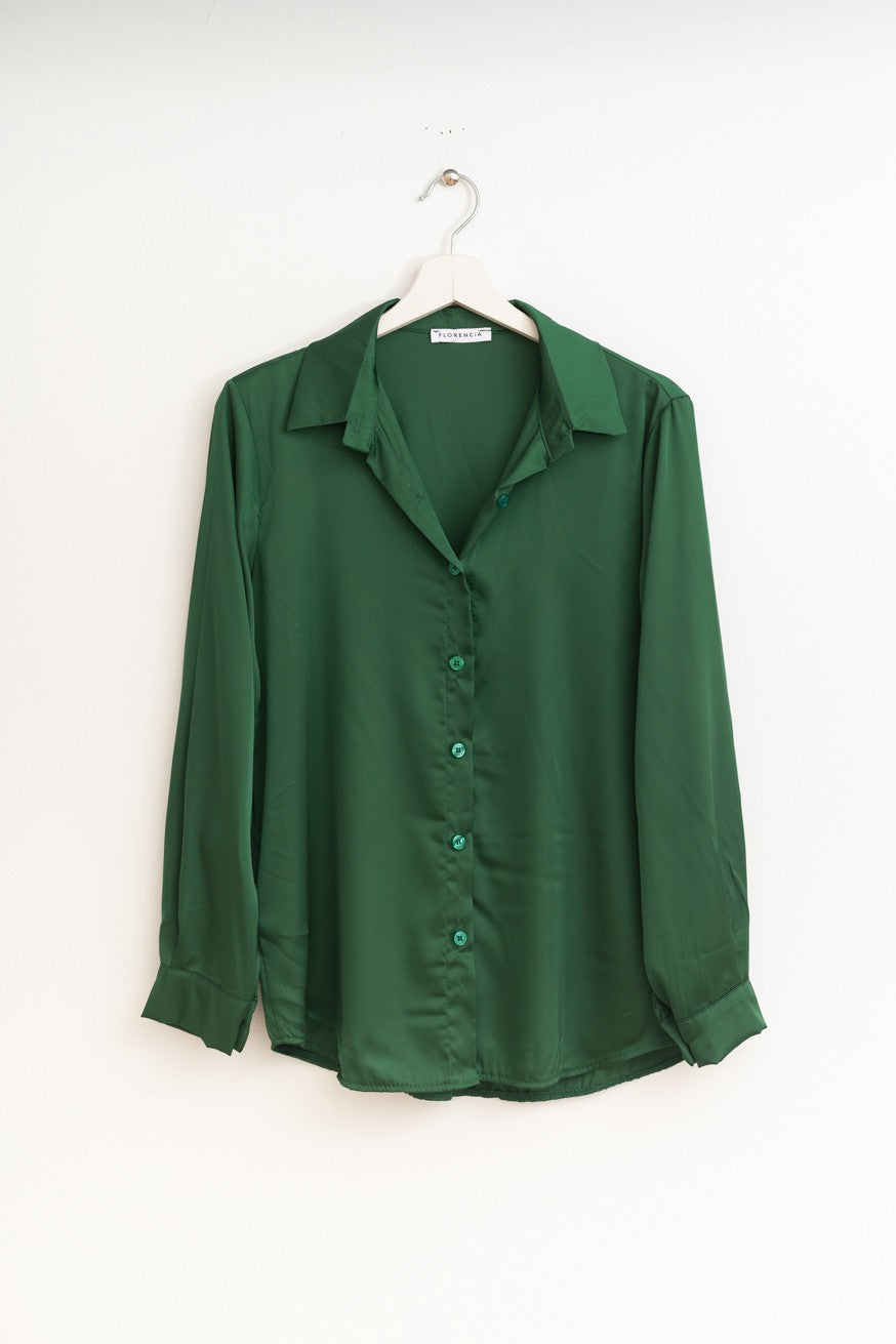 Camisa satinada
