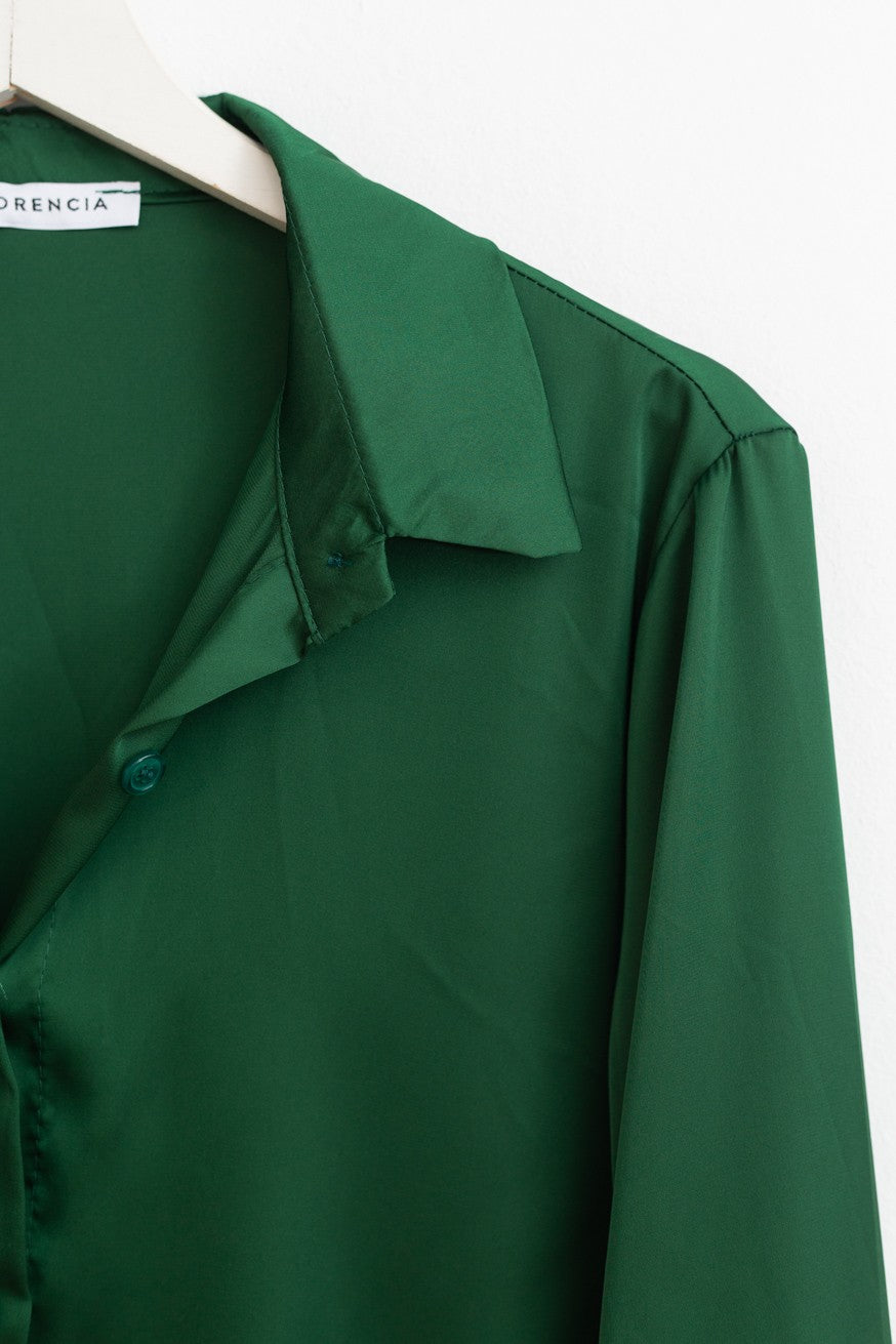 Camisa satinada