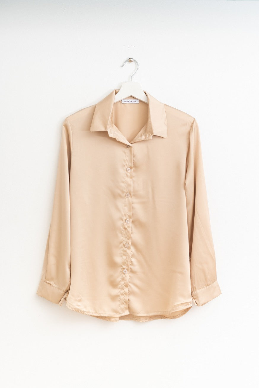 Camisa satinada