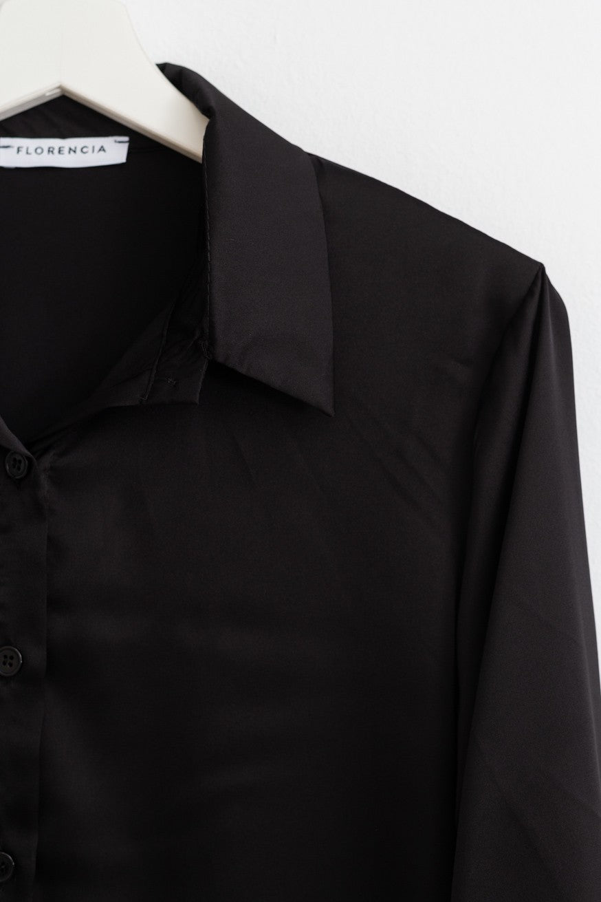 Camisa satinada
