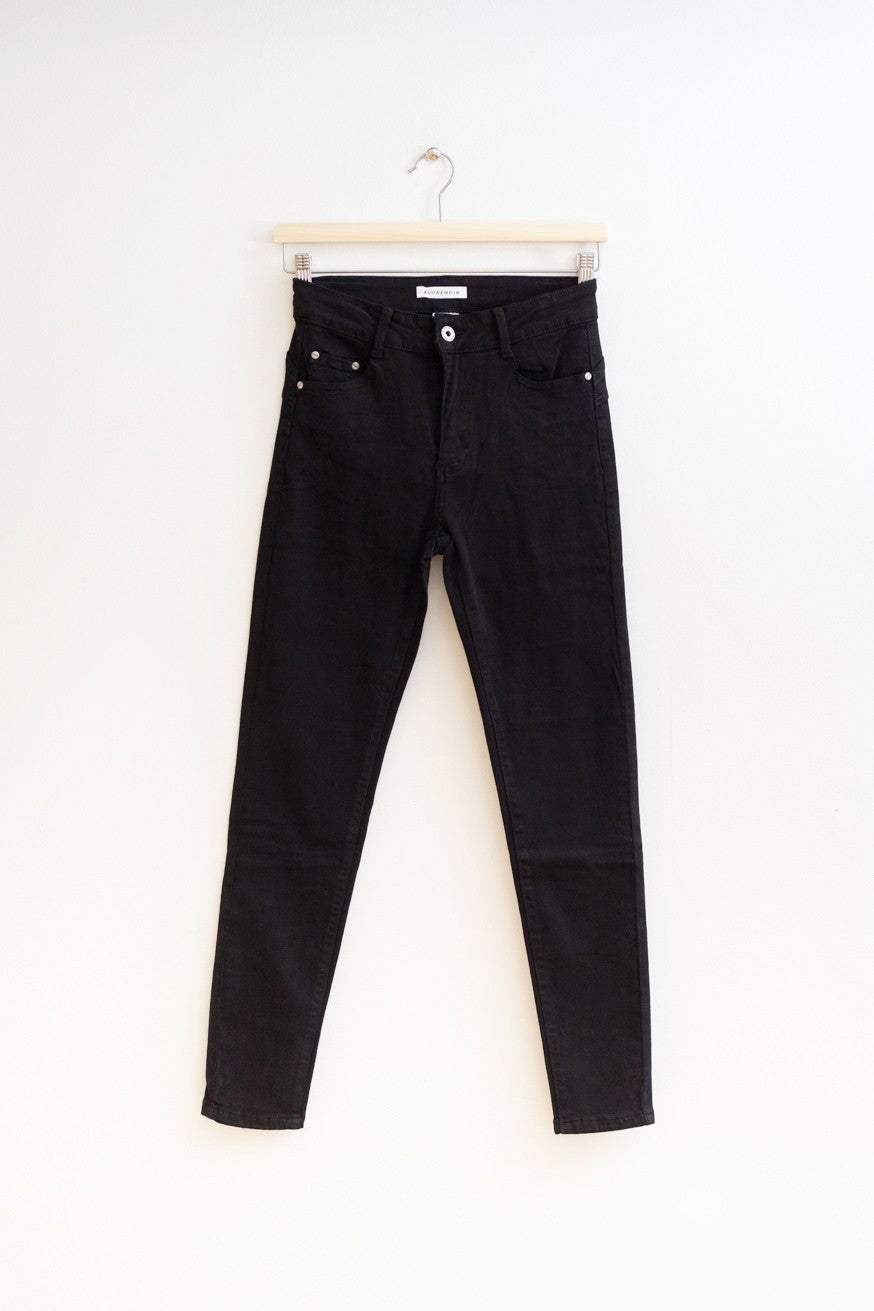 Jeans tiro alto