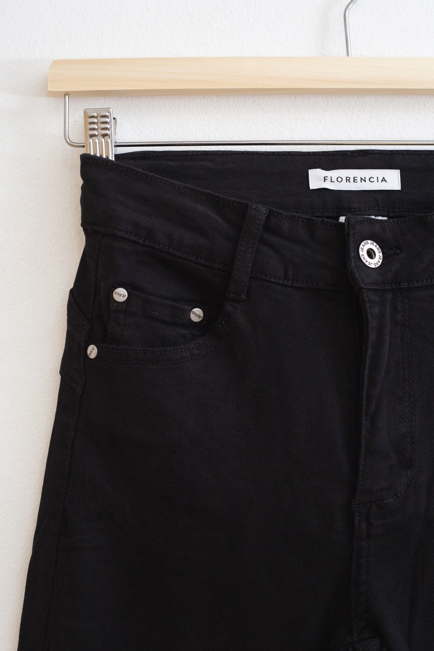 Jeans tiro alto