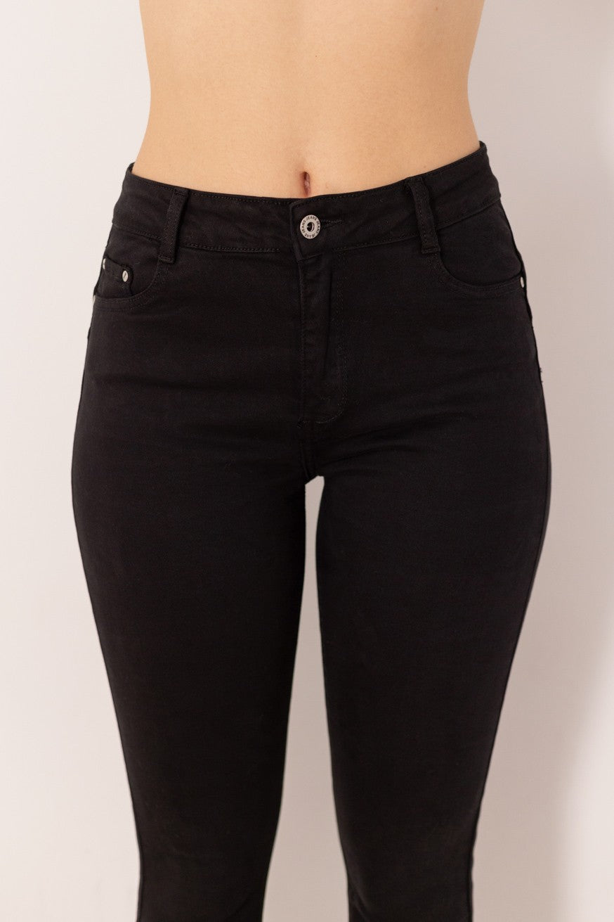 Jeans tiro alto