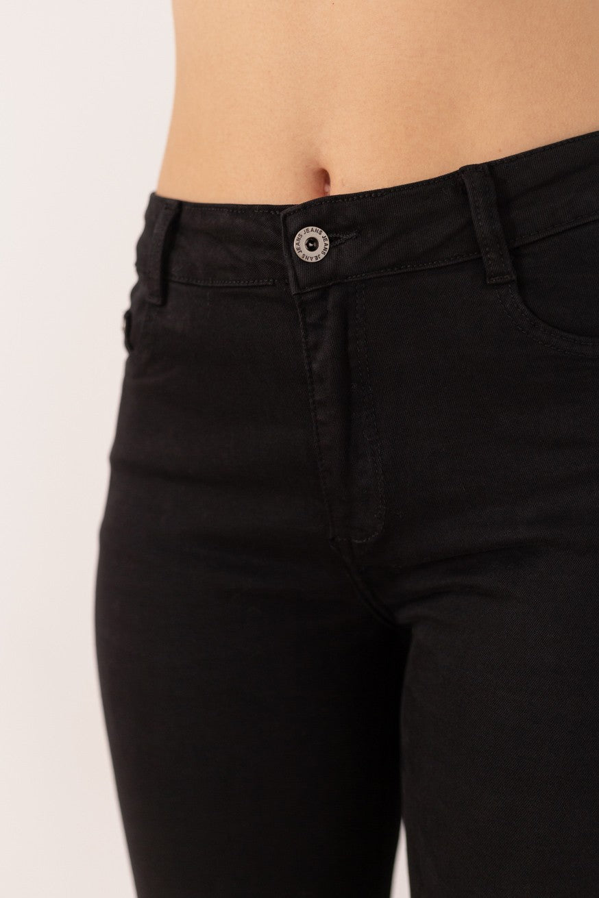 Jeans tiro alto