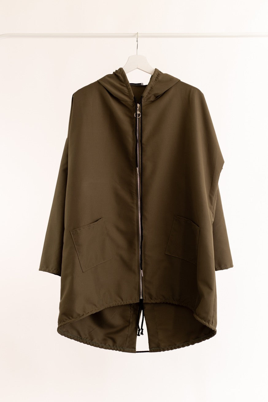 Parka con capucha