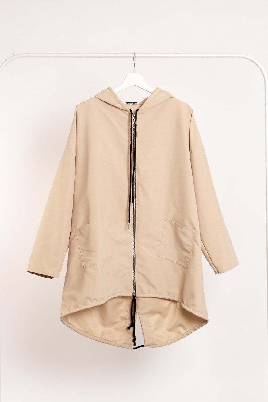 Parka con capucha