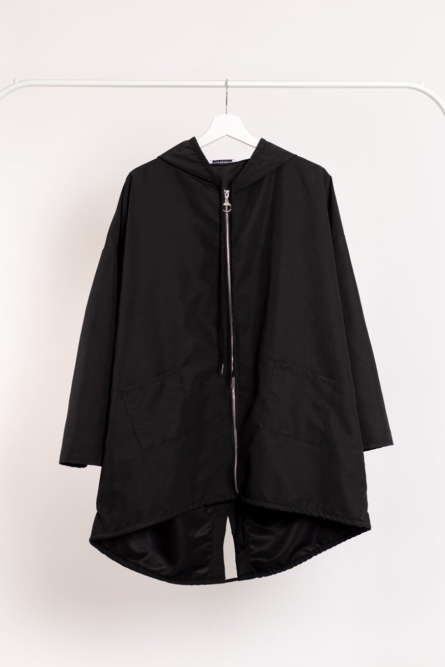 Parka con capucha