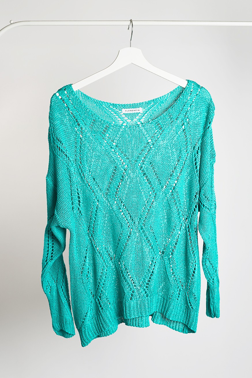 Jersey calado rombos