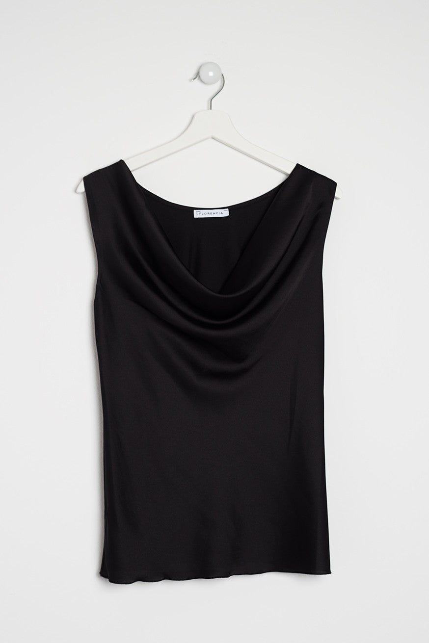 Top lencero satinado