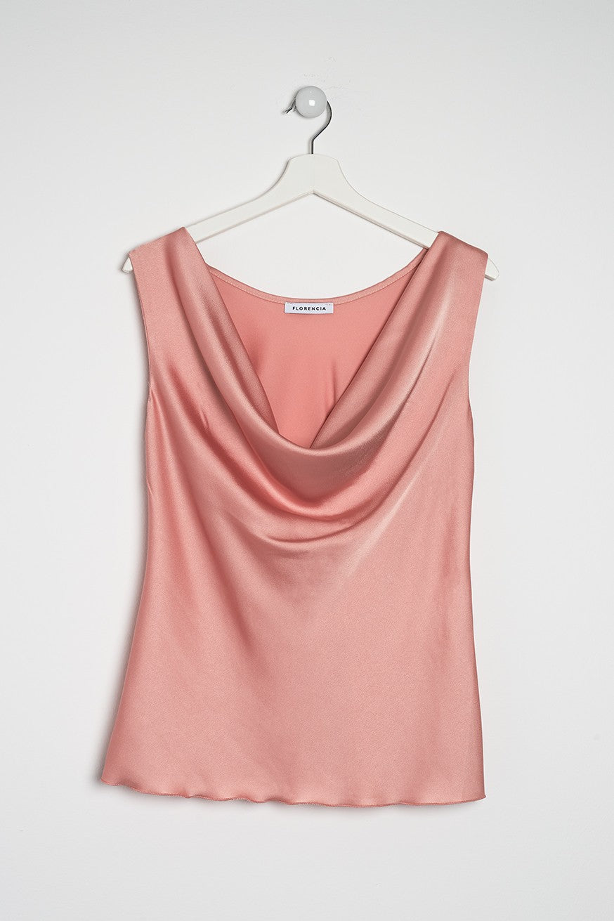Top lencero satinado