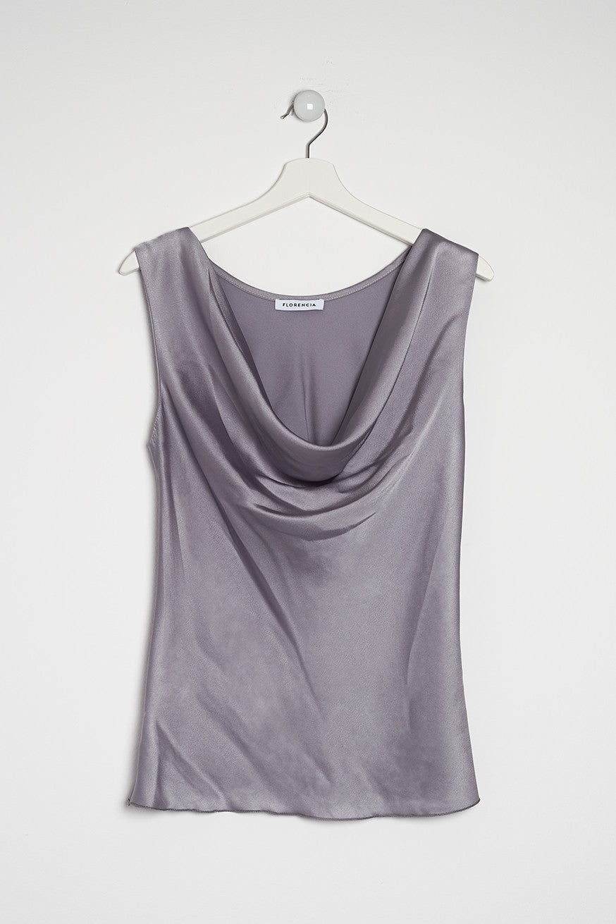 Top lencero satinado