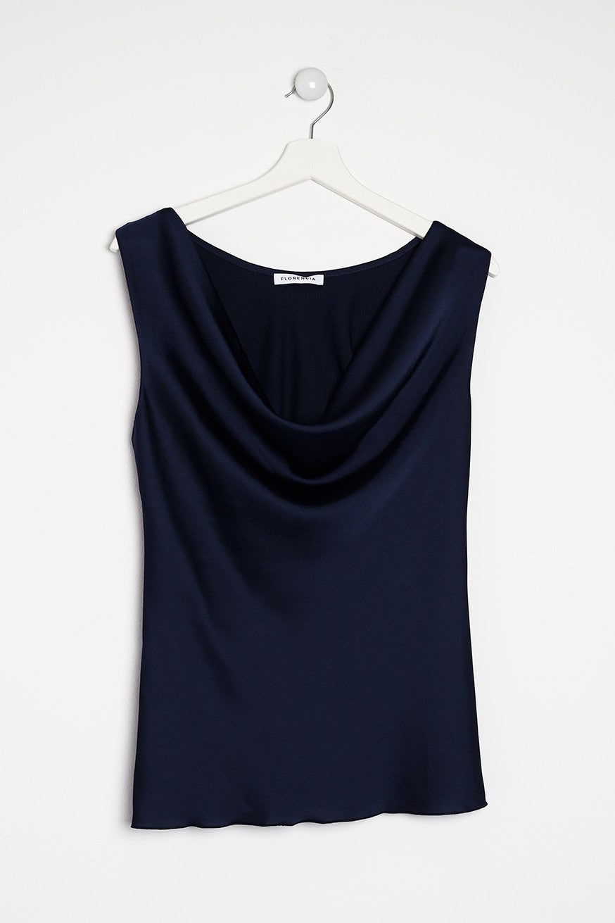 Top lencero satinado