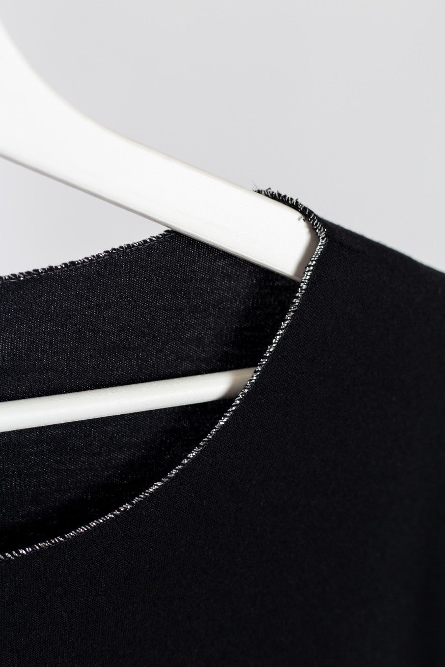 Camiseta punto detalle brillo
