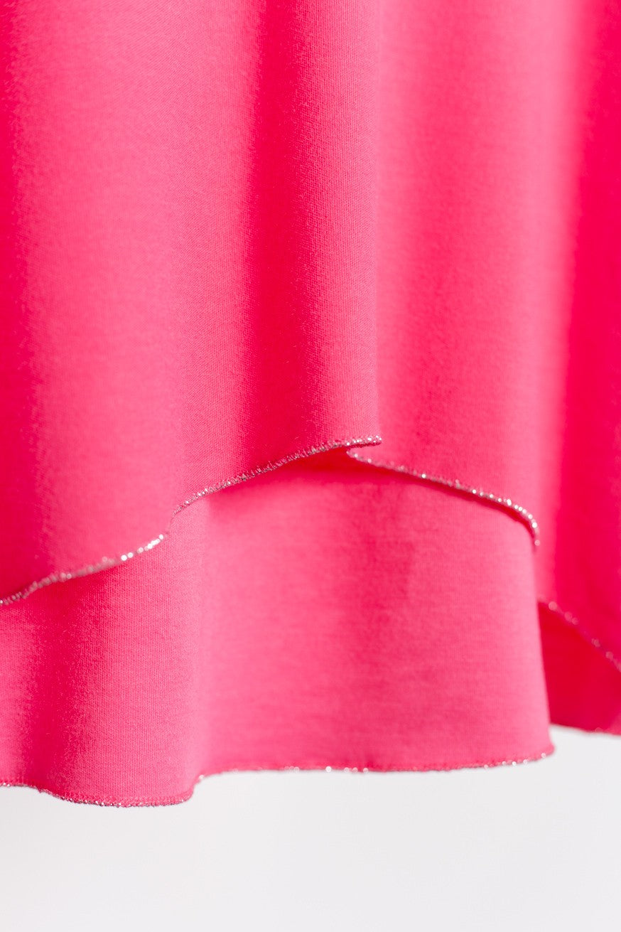 Camiseta punto detalle brillo