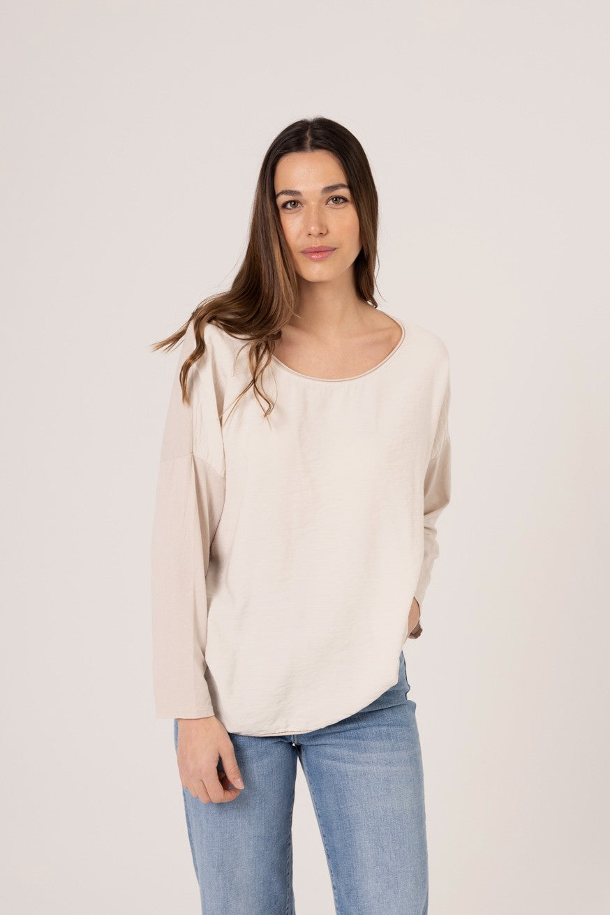 Camiseta bitextura
