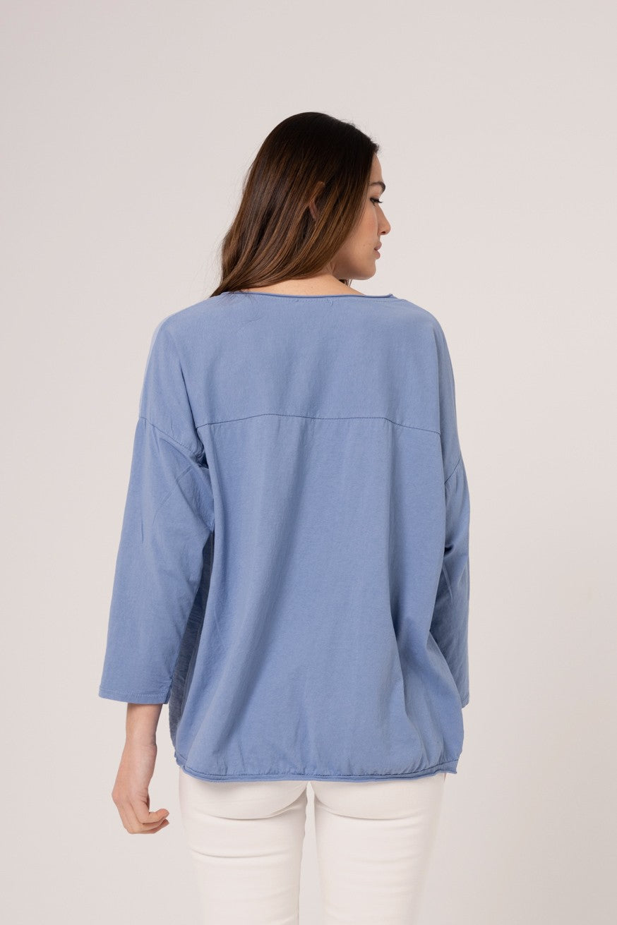 Camiseta bitextura