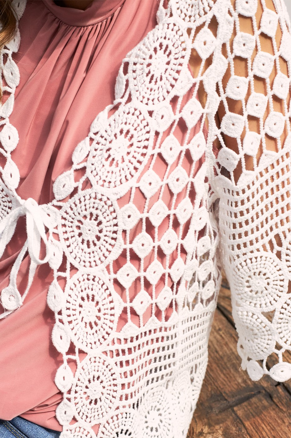 Cárdigan crochet