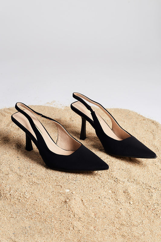 Zapato salón destalonado