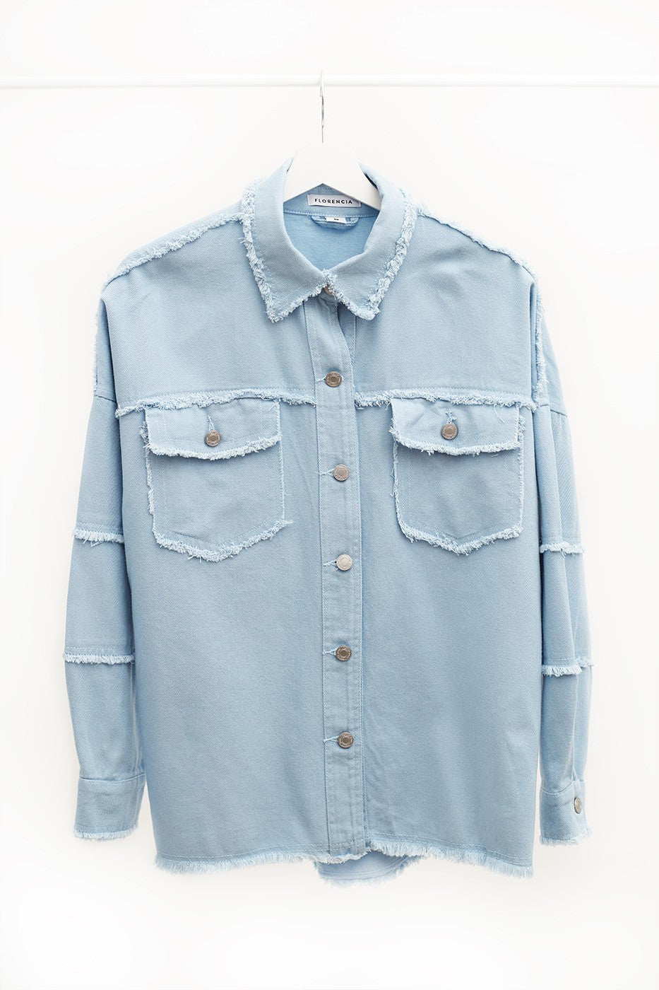 Sobrecamisa denim pasamanería