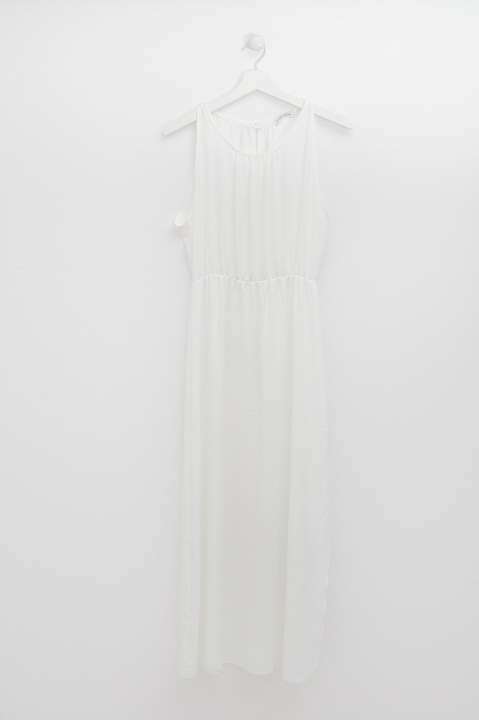 Vestido maxi liso