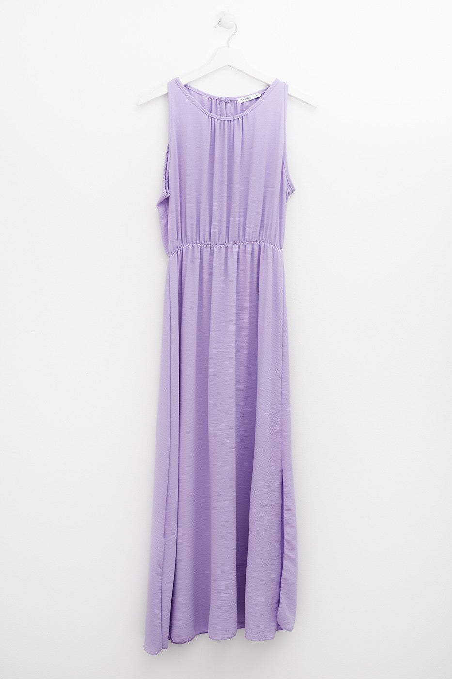 Vestido maxi liso