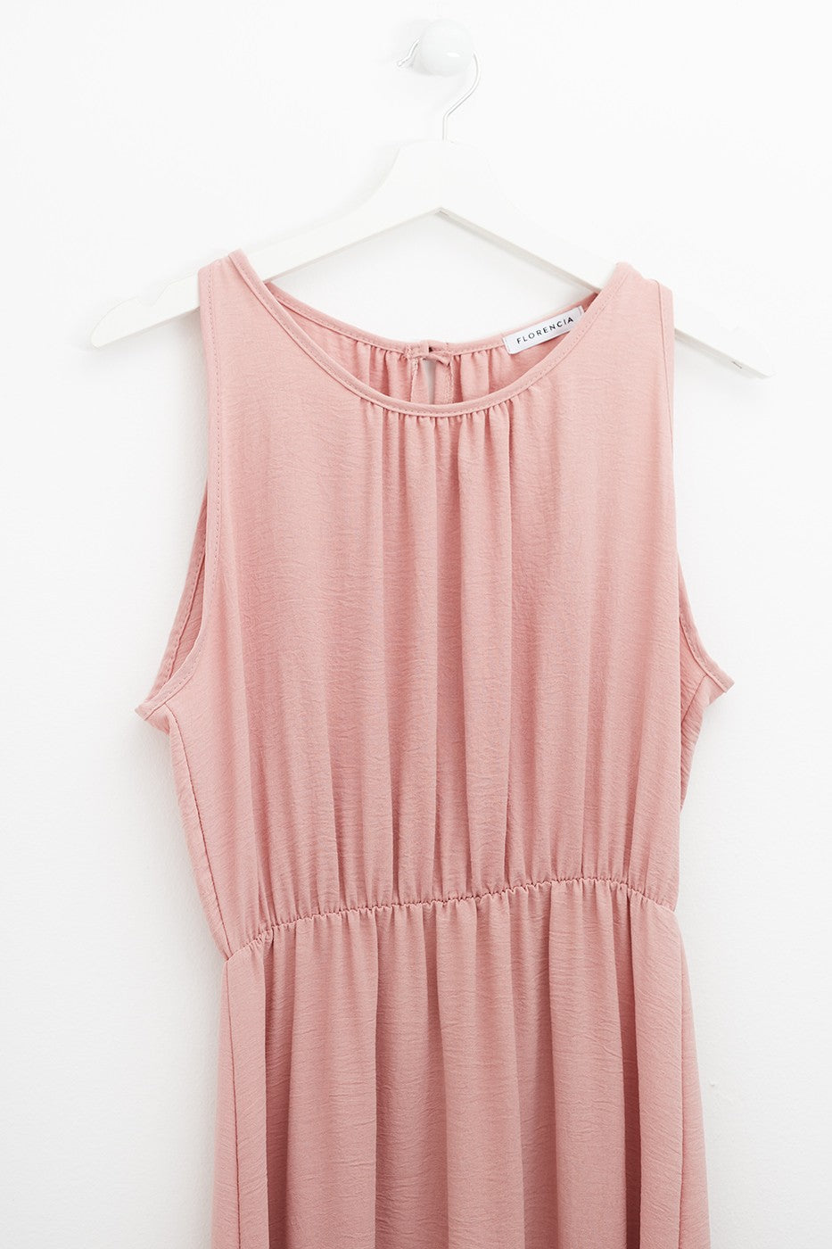 Vestido maxi liso