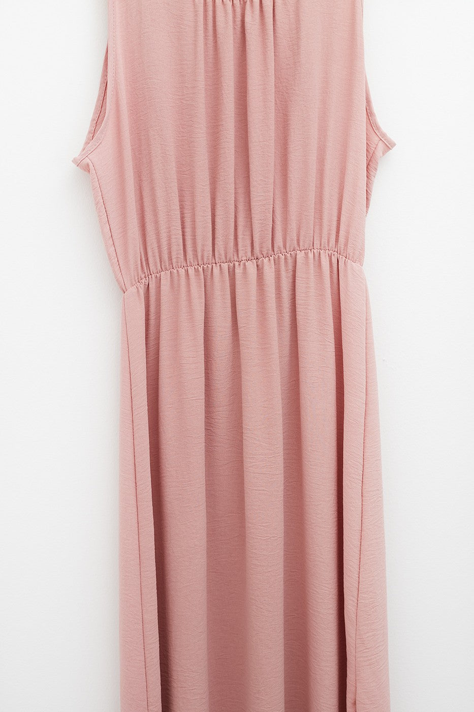 Vestido maxi liso