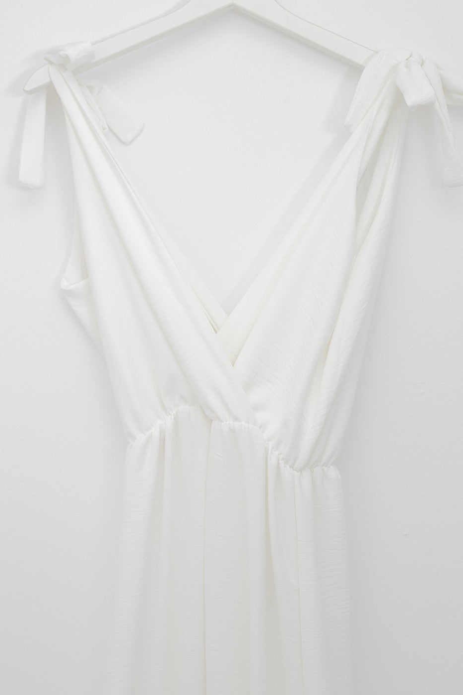 Vestido maxi volantes