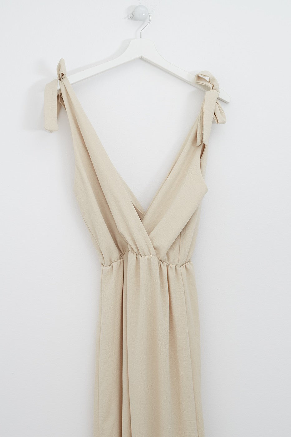 Vestido maxi volantes