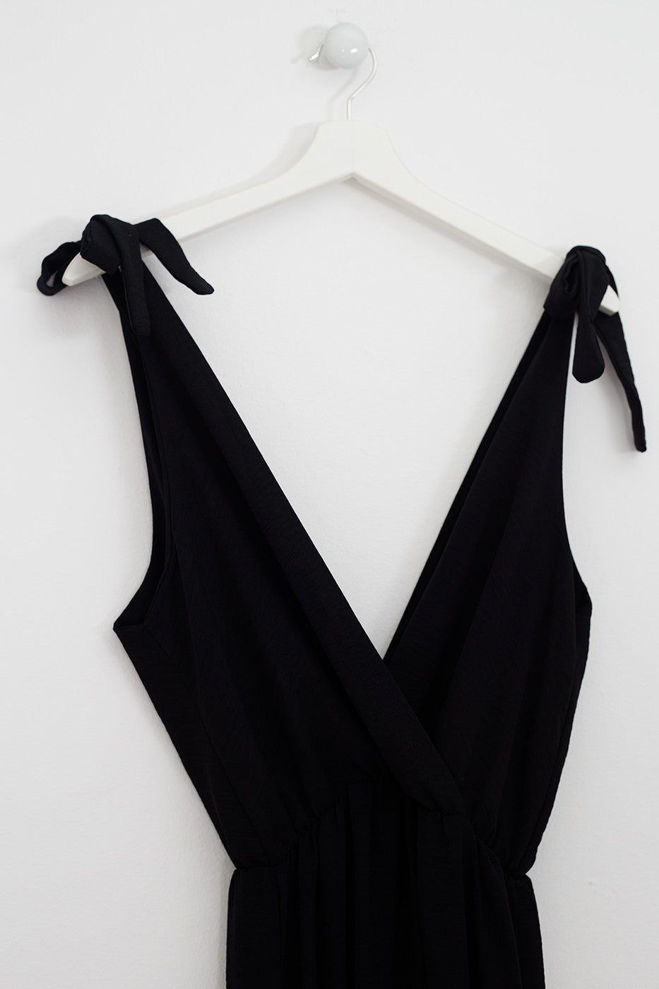 Vestido maxi volantes