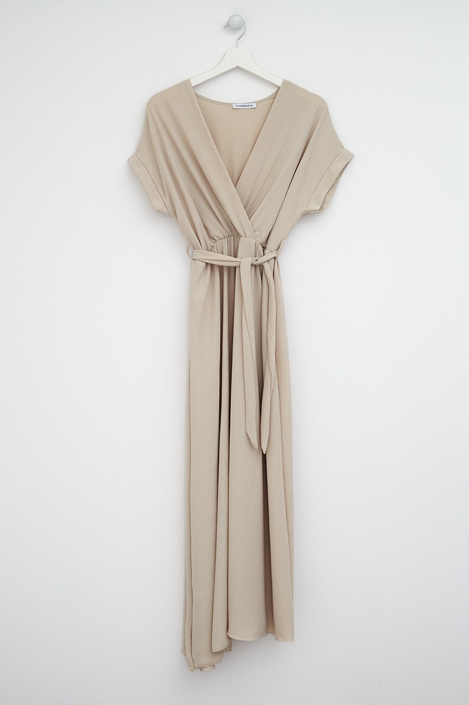 Vestido maxi lazo