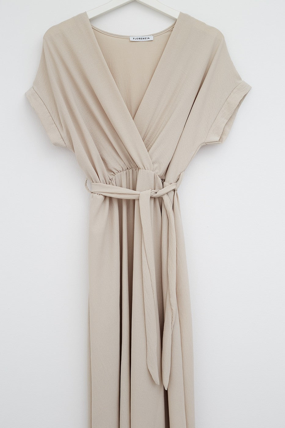 Vestido maxi lazo