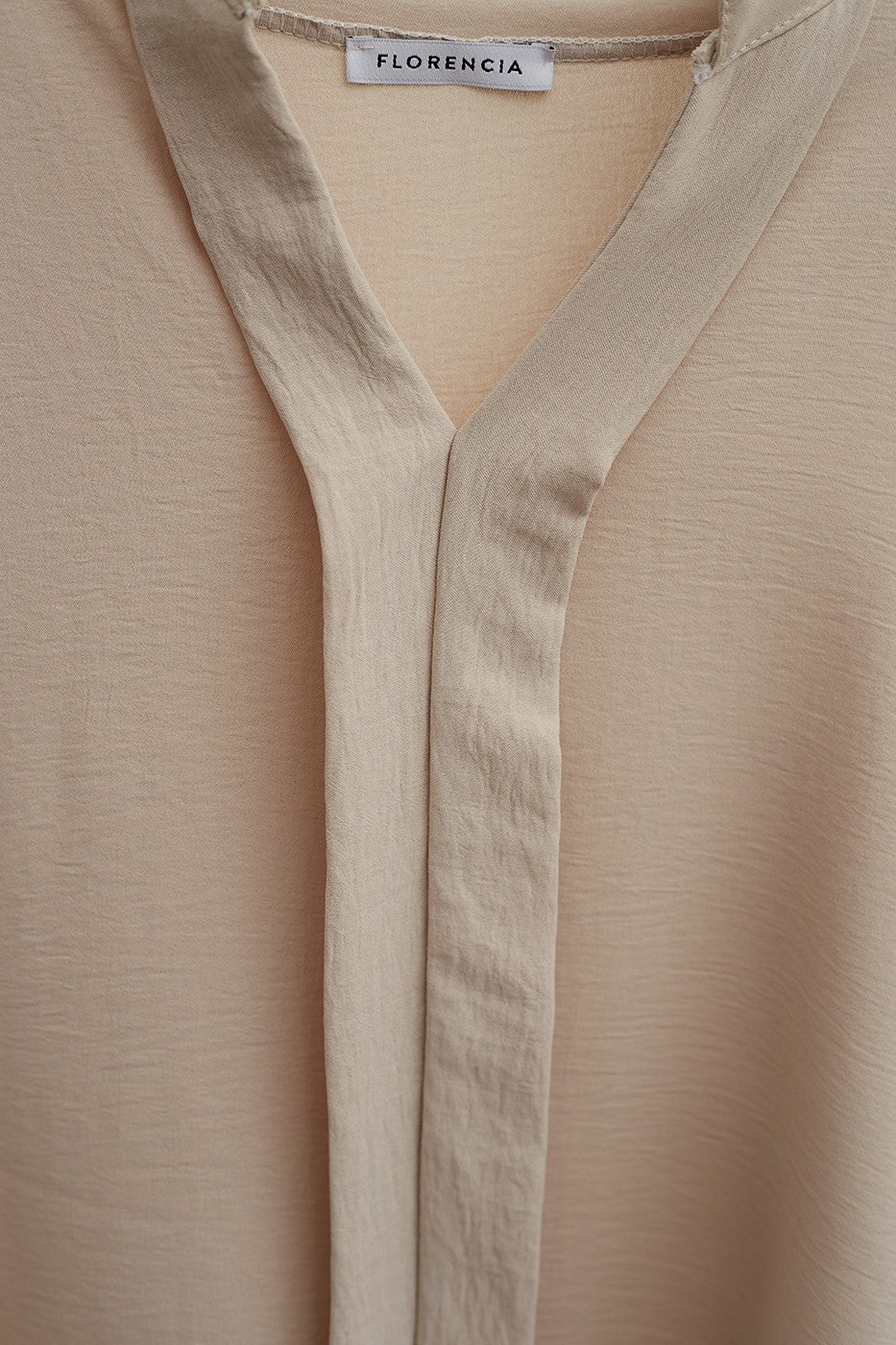 Blusa detalle pliegue