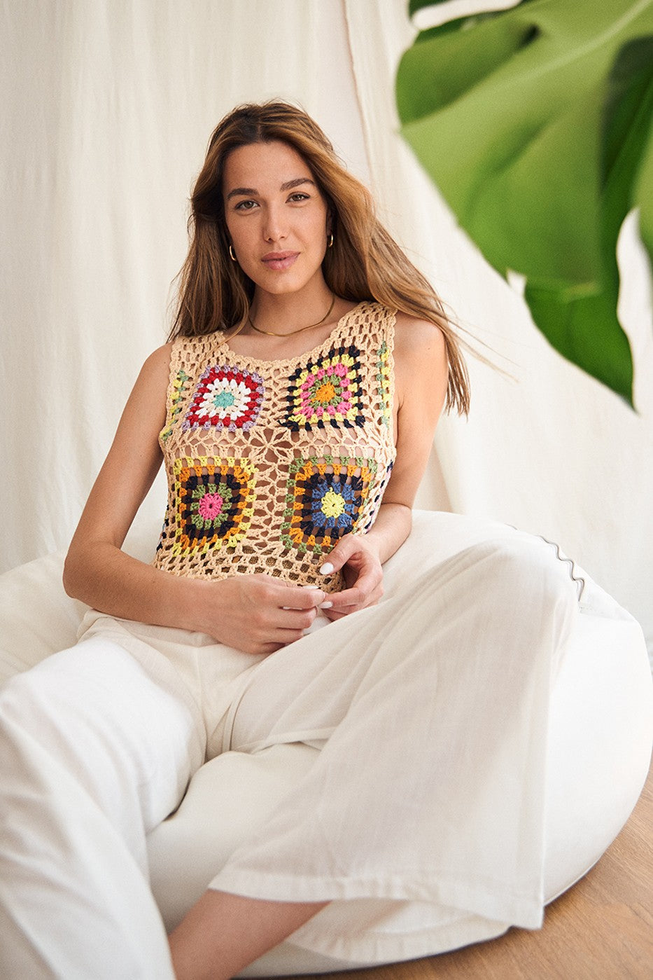 Top crop crochet