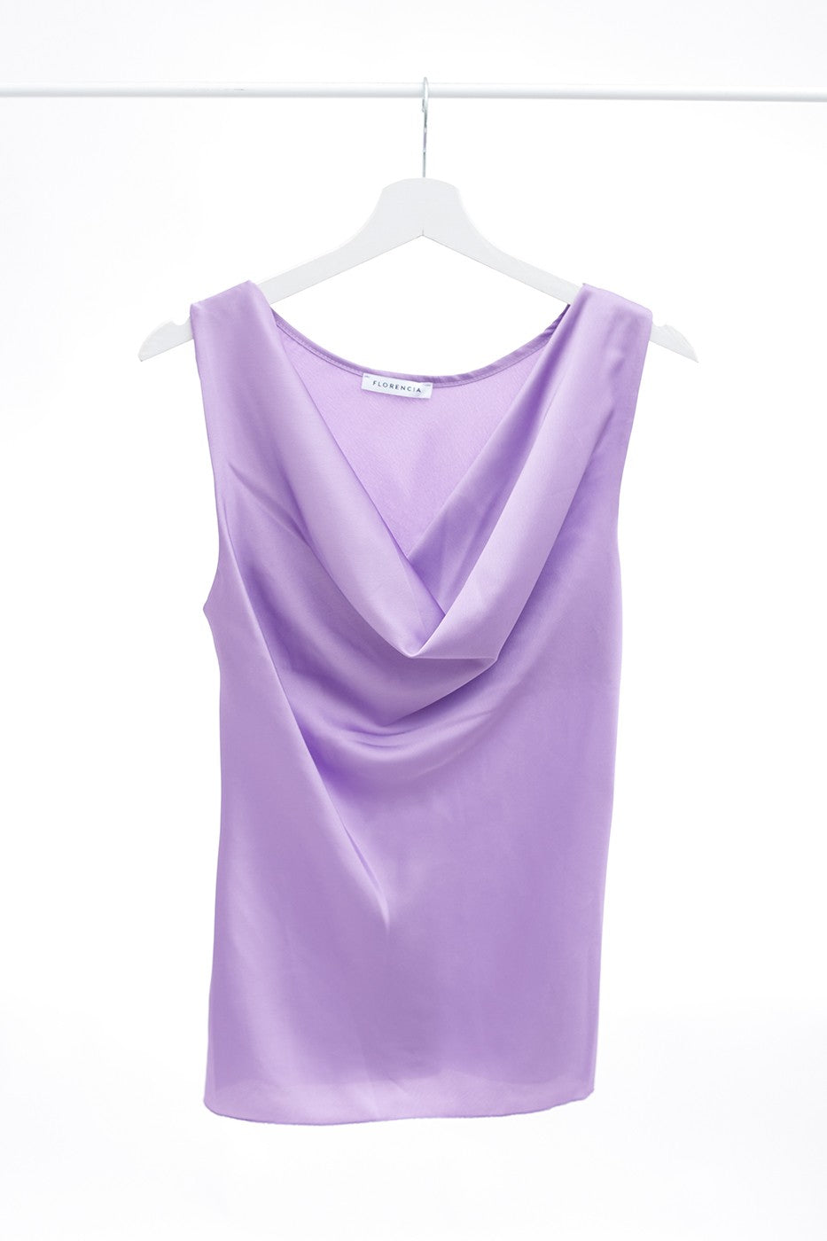 Top lencero satinado