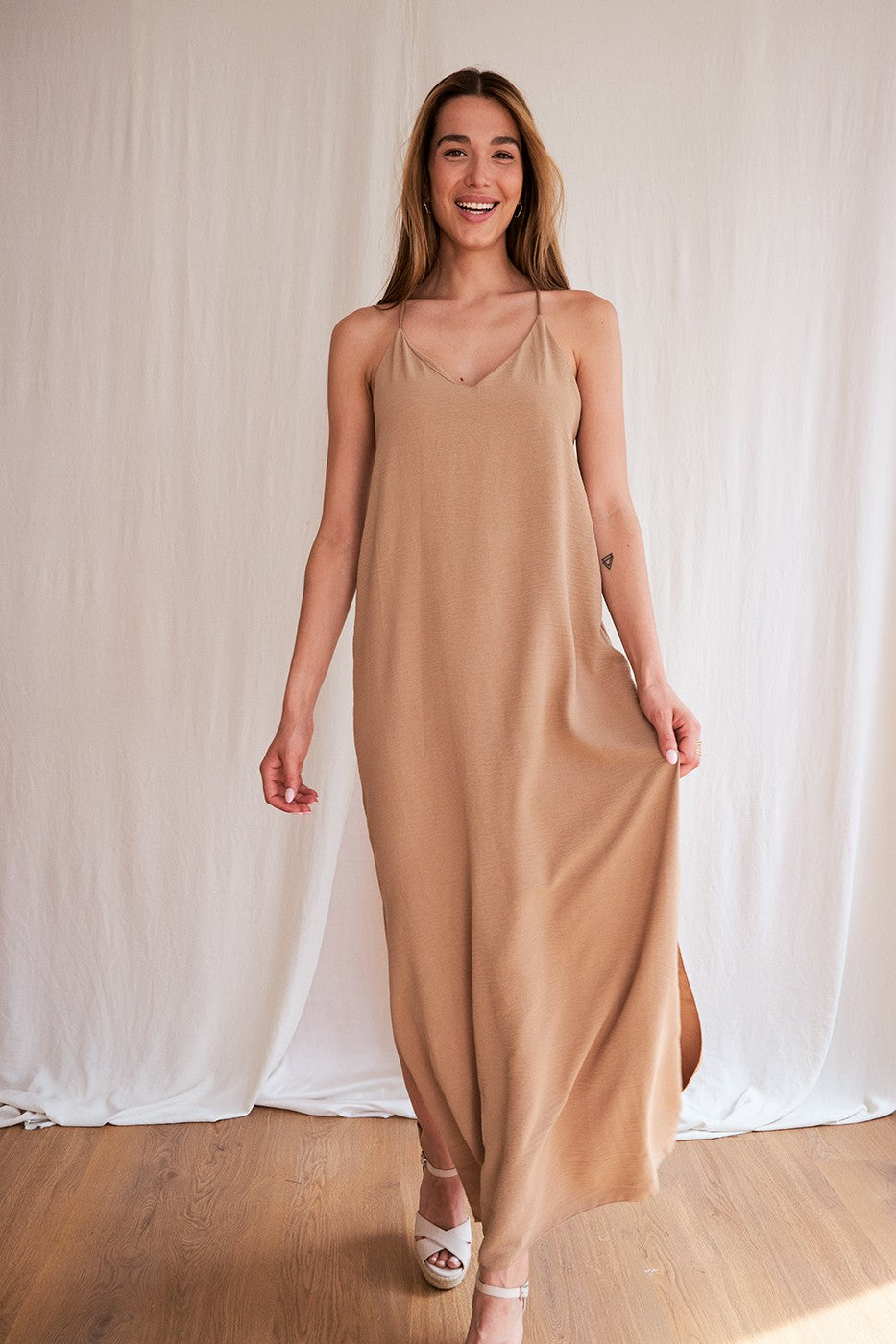 Vestido tirantes cruzados