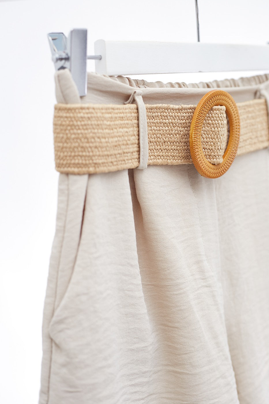 Pantalón corto cinturón